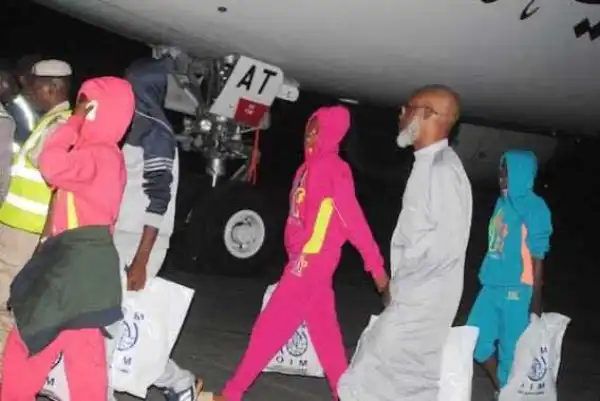 253 Nigerians Deported from Libya Arrive Lagos Airport (Photos)